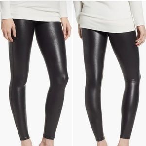Spanx Faux Leather Leggings (NWOT)